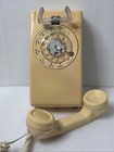 Vintage At t Electric Bell System Wall Telephone Peach off White