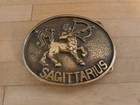 Brass Sagittarius Belt Buckle - Belt Buckle