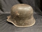Wwi Ww1 Imperial German M1916 Battle-damaged Stahlhelm Helmet 