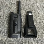 Motorola Rmu2040 Two-way Radio  Charger Base Rmu2040bhlaa  Belt Clip Works 