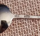 Soviet Russian Silver Salt Spoon W  Blue   Green Enamel Last One Euc