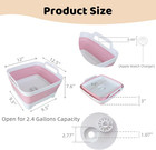 Collapsible Wash Basin For Baby Bottles - 2 4 Gallons Portable Wash Bin For Rv C