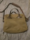 Filson Co  Original Briefcase Otter Green Rugged Twill 1987 Fast Shipping  read