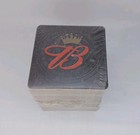 Budweiser Beer Cardboard Bar Coasters 50 Coaster Pack