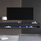 71   Floating High Gloss Led Tv Stand  Wall Mounted Media Console For 85  Tv