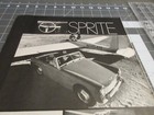 1969 Mg Midget Austin Sprite  Vintage Print Ad