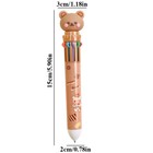 Cartoon Bear Ballpoint Pen School Office Supply Stationery Multicolored Pens  