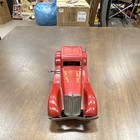 Marx Tin Wind-up Fire Dept Siren Fire Chief Car Toy Vintage 1930