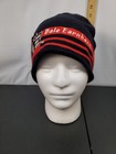 Vintage 90s Nascar Racing Dale Earnhardt Beanie Cap Unisex Black Red Acrylic