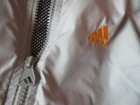 Adidas Hooded Windbreaker Light Jacket Hood  Zip-up Gray black  Youth Med 10 12