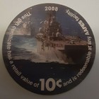 11m10  Navy Fleet In Motion 10 Cents 2008 Aafes Lenticular Pogs  About Uncir 