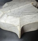 Antique Carved Marble Fireplace Mantle Keystone Victorian White Stone W Veining