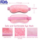 2 Pack Reusable Ice Eye Mask Hot Cold Therapy For Dry Puffy Eyes Pain Relief New