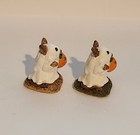 Wee Forest Folk Retired M-062 Little Ghost X2 Mini Figurine Annette Petersen