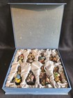 Lost Woodsman Studio Rick J Rowley Llama Figurine Set 8 Holiday Season Vintage