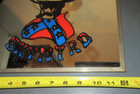 Vintage Lynyrd Skynyrd Carnival Glass Mirror 12 X 12