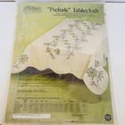 Paragon  Prelude Tablecloth Stamped For Embroidery 0103 Daisy 59x90 1978 Vtg