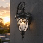 23 Inch Vintage Antique Bronze Outdoor Wall Light Exterior Porch Sconce Fixture