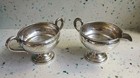 Empire Weighted Sterling Silver Cream And Sugar Bowl 22