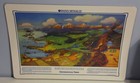 Vtg Rand Mcnally Geography Terms Desk Map   Definitions Laminated Us Grade