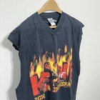 Vintage 1998 Kane T Shirt Ignite Incinerate Wwf Wrestling Flames Sleeveless Wwe