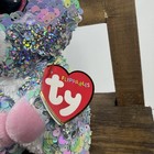 Ty Flippables Raindrop Bunny 6  Sequin Plush Beanie Boo Rabbit With Tags 36357