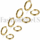 Mens Womens Unisex Stainless Steel Charm Hoop Huggie Earrings 18-24mm Ear Studs