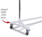 Only Hangers Industrial Strength Z Rack With Add-on Hangrail -white 