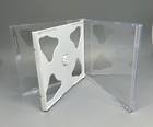10 Pcs Top Quality New 10 4mm Double 2 Cd Jewel Cases With White Tray 2cdwht