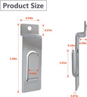 Slatwall Utility Hooks  10pcs Metal Notch Picture Display Hooks Commercial Slatw
