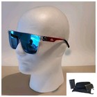 Men s Sunglasses Quiksilver Shield Mirror Polarized Uv400 Orange Blue Black Red