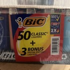 Bic Classic Maxi Pocket Lighters  Assorted Colors  50-count Tray   3 Free