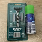      Gillette Mach 3 - 3 Cartridges  1 Razor   Shave Gel Set New