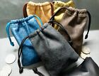 Genuine Leather Coin   Dice Bags Hand Made In The Usa 5x7 Inches