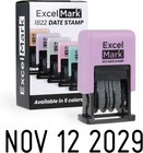 1822 Self Inking Date Stamp     Perfect For Shipping  Receiving  Expiration And   
