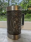 Vintage Castleware Spain Skinner Selection Pewter Beer Stein Tankard Lidded Mug