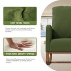 Modern Nursery Rocking Recliner Chair Upholstered Comfort Seat For Baby Room