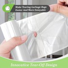 320 Count Clear Strong Bathroom Trash Can Liners 2 6 Gallon Garbage Bags