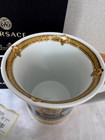 Versace Rosenthal Baroque Blue Gold Porcelain Coffee Mug Tea Cup With Box