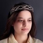 13 59 Ct Natural Si h Diamond Bridal Tiara Crown Headband 18k White Solid Gold