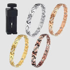 Women   s Magnetic Pure Copper Bracelet   3500 Gauss Magnets  Adjustable Sparkling