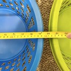 Vintage Pair Rubbermaid Round Roughneck Weave Heavy Duty Laundry Baskets  read 