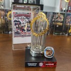 2019 Washington Nationals Mlb World Series Championship Trophy Ring Display Case