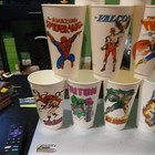 Vintage 1977 Marvel Superheroes 7-eleven Cups Lot D - Free Shipping