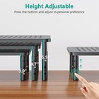  Computer Monitor Stand For Desk  Adjustable Laptop Riser  Desk 1 Pack Basic