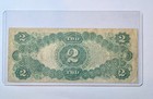 1917  2 Legal Tender Fr 58 Us Red Seal Two-dollar Large Note Elliott Burke