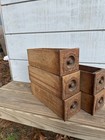 5 Wood Drawers  From  Antique Singer Sewing Machine Treadle Cabinet