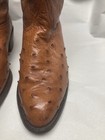 Tony Lama Women   s Canoneros Full Quill Ostrich Boots Size 8 B