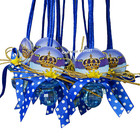 Bulk 12 Baby Shower It s A Boy Crown Pacifiers Necklace Favors Recuerdos