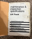 Caterpillar Lift Truck Maintenance   Inspection Specifications Manual